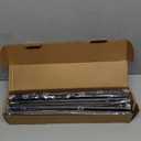 5/8 Diameter Curtain Rods 30-90 Inch, for 30-84 Inch Windows, Adjustable Splicing Black Curtain Rods for Windows with Brackets, Window Rod Long Small Curtains Rod, 2 Pack