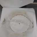 SOUJOY Set of 2 Porcelain Tiered Cupcake Stand, White Embossed Dessert Stand with Gold Rod, 3 Tiers and 2 Tiers Serving Trays for Tea Party Wedding Baby Shower Home Birthday