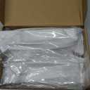 homdiy 10 Pack Brushed Nickel Cabinet Handles Kitchen Cabinet Pulls - 4" Hole Centers Arch Drawer Pulls for Cupboard Solid Modern Dresser Handles, Zinc Alloy