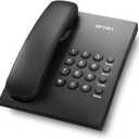 Y320 Corded Landline Phone with Redial & Hold, Adjustable Ringer Tone, Wall Mountable, Ideal for Home, Office, Hotel - Fixed Line Device