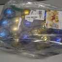 SHareconn 30ct 2.36 Inch Christmas Tree Balls Ornaments, Colored Shatterproof Plastic Decorative Baubles Decorations for Xmas Tree Decor Holiday Party Wedding Decoration (Red & Green Gold, 60mm)