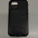 Marrkey for iPhone 12 Pro Max Case,360 Full Body Protective Cover Heavy Duty Shockproof Tough Armour Aluminum Metal Case with Silicone Built-in Screen Protector for iPhone 12 Pro Max 6.7" - Black