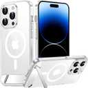 Temdan Magnetic Compatible with iPhone 14 Pro Case, [Built-in Invisible Kickstand][Compatible with MagSafe] [Military Grade Shockproof] Slim Thin Phone Case for iPhone 14 Pro 6.1"