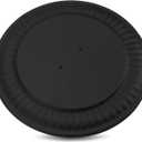 Chimney Flue Stopper Cover Stove Pipe Cap 6719900 Fits 4" - 8" Furnace Tube Flue Wall Opening, Fireplace Flue Hole Cover, Wall Decor Covers BM0026 BM0353, Black, 1 Pack