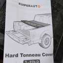 KUIPERAUTO Tri Hard Truck Bed Tonneau Cover Compatible for 2014-2021 Toyota Tundra 6.5 FT 78.7 inch Styleside Solid Bed On Top Aluminum Bed