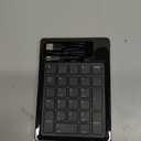 havit Bluetooth Number Pad Wireless Numeric Keypad Numpad 26 Keys Portable Mini Financial Accounting Rechargeable Numeric Pad for Windows Laptop Desktop, PC, Notebook (Black)