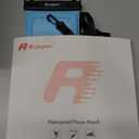 Waterproof Phone Pouch Floating, Double Bags Waterproof Phone Case with Lanyard for iPhone 16 15 Pro Max, Galaxy S24 S23 Ultra, IPX8 Cellphone Dry Bag Beach Cruise Ship Essentials 2 Pack-8.5'' (Black & Blue)