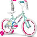 Huffy Illuminate Bike for Girls, 12/16/20 Inch Size Options, Ages 3+ Years Old, Removable Training Wheels (12" and 16" Only), Multiple Color Options, Easy Assembly, Streamers, Adjustable Seat, Durable