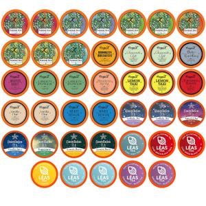 Two Rivers Assorted Tea Sampler Variety Pack for Keurig K-Cup Brewers, 40 Count (EXP 08/02/28)
