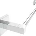 RUACQ Towel Bar 24inch, Towel Racks for Bathroom, 304 Stainless Steel Towel Holder Wall Mounted, Heavy Duty Bathroom Decor Towel Rod (Chrome)