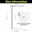 Standing Hand Towel Holder with Marble Base, 304 Stainless Steel Towel Rack, Countertop Stand Towel Ring for Bathroom (Brushed Nickel)