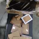SESEAT Picture Frames Collage, Gallery Wall Frame Set with one size 12 cm x 17,5 cm (Black&Rustic Brown&Light Brown)