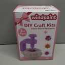 windpaint Toys for Girls 3 4 5 6 7 8 9 10 Years Old, DIY Craft Kits for Kids, Fabric Flower Bouquets for Girls Gifts, Educational Learning Detective Toys for Toddler Kids,Birthdays Gifts (Purple) (Pink)