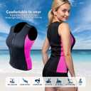 Wetsuit Vest for Men Women, 3mm Front Zipper Neoprene Wet Suit Top Sleeveless Jacket for Scuba Diving Kayaking Surfing Swimming, Large 
