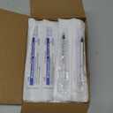 50 Pcs 1ml Syringes with Caps Oral Dispenser Individually Sterile Warpped for Medicine Dropper, Colostrum Collect Feeding Pets, Liquid