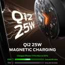 MOVESPEED Qi2.2 25W Magnetic Wireless Charger 2 Pack, MagSafe Fast Charging Pad, Compatible with iPhone 17/16/15/14/13/12 Series, AirPods Pro/4/3/2,Samsung Galaxy and More(Black)