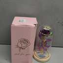 QUNPON Mothers Day Rose Gifts for Mom Flowers Rose Gifts for Women,Birthday Gifts for Women,Purple Butterfly Flowers for Mother Day Flower Gifts from Daughter Son,Gift for Mom,Sister,Her,Grandma,Wife