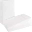KEYYOOMY 100 CT Small White Paper Bags White Kraft Party Favor Bags Party Goodie Bag Paper Lunch Bag (100 CT, 3.1 X 5.1 X 9.4 In)