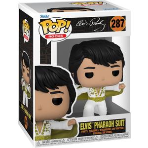 Funko POP! Rocks: Elvis Presley - Pharaoh Suit - Collectable Vinyl Figure - Gift Idea - Official Merchandise - for Kids & Adults - Music Fans - Model Figure for Collectors Funko POP! Rocks: Elvis Presley - Pharaoh Suit - Collectable Vinyl Figure - Gift Idea - Official Merchandise - for Kids & Adults - Music Fans - Model Figure for Collectors
