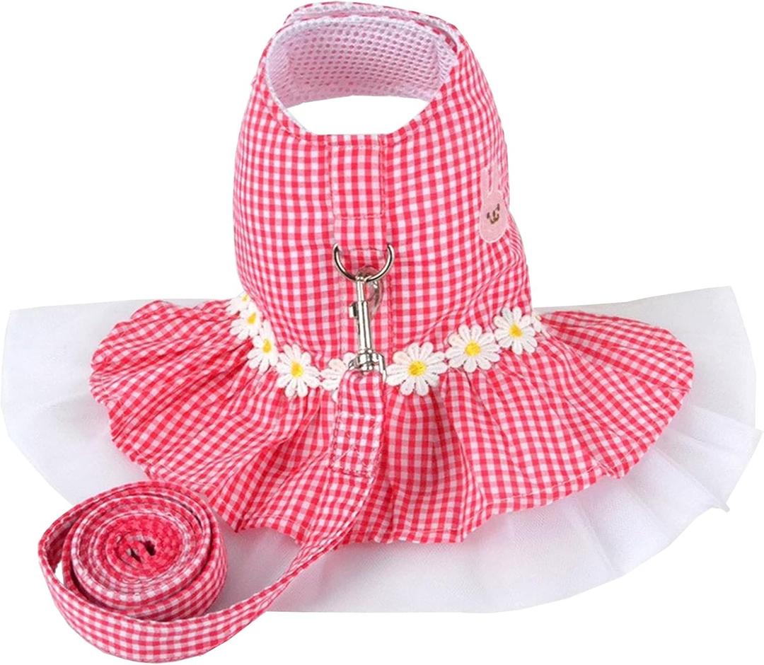Outdoor Pet Clothes Dog Harness Dress Poodle Bichon Frise Pomeranian Schnauzer Dog Clothing Princess Costumes Pet Skirt Dropship (L,Pink) Outdoor Pet Clothes Dog Harness Dress Poodle Bichon Frise Pomeranian Schnauzer Dog Clothing Princess Costumes Pet Skirt Dropship (L,Pink)