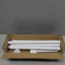 Shower Curtain Rod, 1" Diameter Heavy Duty Tension Shower Rod, Non Slip Adjustable 28-102 inch No Drilling Shower Curtain Rods Spring Tension For Bathroom, Shower Stall, No Rust, White