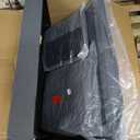 JAMFLY 3-Seat Convertible L-Shaped Sectional Sofa with Reversible Ottoman, Upholstered Fabric Couch for Small Living Rooms, Modern Modular Couch for Apartment, Studio & Loft, Grey