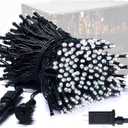 JMEXSUSS 250 LED White Christmas Lights Outdoor, 91.5ft Extendable White String Lights Indoor, Christmas Tree Lights with 8 Modes for Room Garden Patio Wedding Party Christmas Decorations