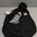 Tomkas Small Dog Sling Carrier - Zipper Pocket & Classic Strap - for 3-10 lbs Pets(Black)