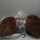 JOLLYVOGUE Calming Dog Bed for Small Dogs  23 inches Donut Washable Small Dog Bed for Kittens & Puppies, AntiSlip Round Fluffy Plush Faux Fur Cat Beds (Fits up to 25 lbs Pets, Coffee)