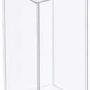 MECCANIXITY Acrylic Display Case Plastic Box Clear Assemble Dustproof Showcase 4.3x4.3x8 Inch for Collectibles Items