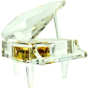 Sooharic Piano Music Box Crystal Song Canon, Clockwork Mechanical Piano Ornament Classical Sweet Gift