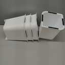 Bed Risers 1 inch, 2 inch, 3 inch, 4 inch, 6 inch, 8 inch Heavy Duty, Oversized Furniture Riser for Couch Sofa Table Chair Leg Frame Dorm, Support up to 6000 Lbs (White 4 Pack, 6 inch)