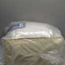 8 Pack Ivory Spandex Round Tablecloths for 72 inch Table, Wrinkle Free 132inch Stretchy Fitted Table Cloths 6ft Round Tablecovers with Skirt for Wedding Birthday Parties Banquet Events