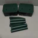 2025 Solar Ultrasonic Raccoon Squirrel Deer Repellent Rabbit Deterrent Animal Repeller Sonic Fortress Pro with Flash Light Motion Sensor to Keep Cat Dog Fox Skunk Out of Garden Yard(2Pack)