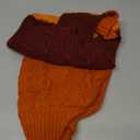 EXPAWLORER Dog Sweater - Large Dog Fall Sweaters for Dogs, Girls and Boys, Classic Turtleneck Knitwear Dog Clothes for Cold Weather, Cable Knit Dog Outfit, Coat, Pet Apparel (Orange, XL) 