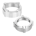 2Pcs Meat Grinder Nuts, 2.4in Inner Diameter, Stainless Steel, Meat Grinder Replacement Parts