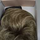 REECHO Hair Topper, Short Wiglet Hair Topper for Women with Thinning Large Coverage Synthetic Top Crown Hairpiece for Women - Honey Pecan