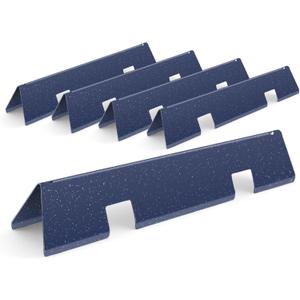 15.3" Flavorizer Bars for Weber Spirit 300 and GS4 Spirit II 300 Series E310 E320 E330 S310 S320 S330 with Front Control Knobs, Porcelain Steel Grill Heat Plates Replacement for 7636, 5 Pack