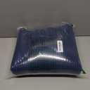 RESARE Waffle Bathroom Runner Rugs, Super Absorbent Bath Mat Non Slip Washable Quick Dry, Upgraded Ultra Soft Boho Bath Rugs with Tassels for Hallway Bedroom Laundry Room, 2'x6'(24"x72"), Navy