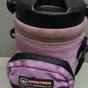 NATURE PIONEOR 64 oz Insulated Water Bottle - Double Vacuum Stainless Steel Half Gallon Water Jug with Holder/Carrier, Wide Mouth, Outdoor Sports, Hiking, Camping, Gym (Purple)