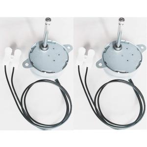 2PCS TYC-40 AC 12V 50/60Hz Synchronous Motor 5RPM CW/CCW 2-3W for LED Decoration Christmas Ornament (Shaft Length 33mm)