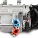 ECCPP Air Conditioning Compressor 2011-2016 for Ford for F-250 for F-350 for F-450 for F-550 Super Duty 6.7L A/C Compressor with Clutch (98324)