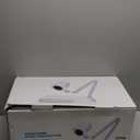 Professional Nail Dust Collector Pedicure, Overhead Manicure Vacuum Cleaner Extractor Table Mount Clamp for Salon Acrylic Nails, 80W Powerful Fan Suction Led Dimmable Lamp (3PCS Reusable Filters)