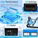 Leadfan Android12 Car Stereo for Toyota Prius 2010-2015 Radio Upgrade Compatible with JBL Touchscreen Wireless CarPlay Android Auto in-Dash Bluetooth GPS Navigation WiFi Backup Camera MIC