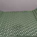 DEXI Front Door Mat Outside Entrance Rubber 24x36, Welcome Floor Doormat Heavy Duty Non Slip, Dirt Trapper Waterproof Exterior Entry Mats All Weather for Patio Entryway Drainage, Green