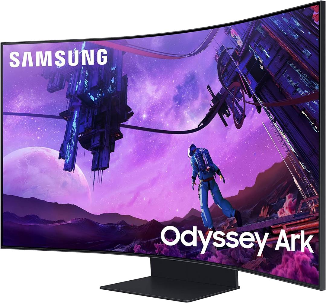 SAMSUNG 55-inch Odyssey Ark 4K UHD 165Hz Curved Quantum Mini LED Gaming Monitor