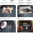 Siedihit Playpen for Middle Dog Cat, Dogs Tent Crate Cage Indoor | Outdoor, Portable Pop Up Dog Kennel with Carrying Bag for Rabbits (Dark Grey with Pad, Medium)
