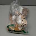 6 Pcs Stuffed Animals Bulk, 8 Inch Small Stuffed Safari Animals, Zoo Stuffed Animals Set (Cat Dog Elephants Giraffe Bunny) Baby Shower Party Decor, Easter Gift for Classroom Kids, Teens, Girls