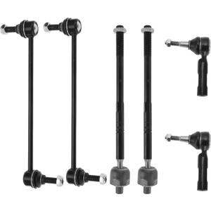 X AUTOHAUX 6 Pcs Front Suspension Kit Inner Outer Tie Rod Ends Sway Bar Link for Buick Regal 2012 for Buick Regal 2014-2017 No.K750660/EV800962/ES800949