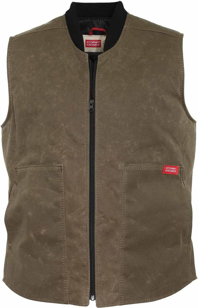 Stormy Kromer Mens Crew Vest, Dark Oak, XX-Large (Brown, XXL)